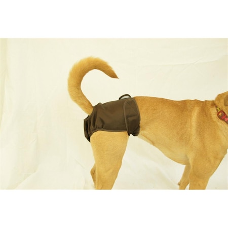Seasonals Seasonals 41110BRN Washable Female Dog Diaper; Brown - Small 41110BRN